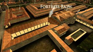 Animation of ancient Roman Fort in Caerleon Wales [upl. by Nastassia891]