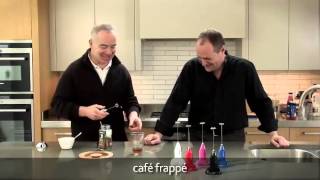 How to make a frappé coffee using an aerolatte milk frother [upl. by Drogin]