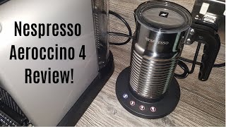 Nespresso Aeroccino 4 Milk Frother Review  Worth upgrading from the Aeroccino 3 [upl. by Honey778]