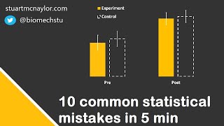 Ten Statistical Mistakes in 5 Min [upl. by Duncan]