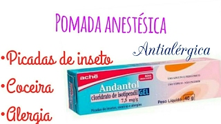 Resenha PomadaAndantol Gel [upl. by Salinas]