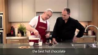 How to make a hot chocolate using an aerolatte milk frother [upl. by Hollander161]