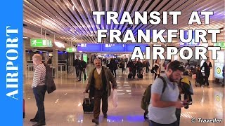 TRANSIT WALK AT FRANKFURT Airport FRA Terminal 1  Connection Flight Transfer Arriving amp Departing [upl. by Lohcin]