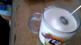 Aerolatte Review Frothing Cold Milk In Under 1 Minute [upl. by Savill464]